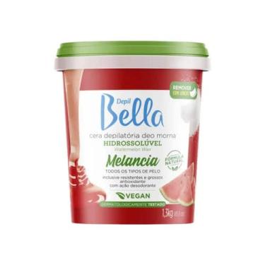 Imagem de Cera Depilatória Morna Hidrossolúvel Melancia 1,3kg - DEPIL BELLA