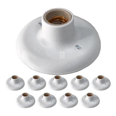Imagem de 2X Kit 10 Ilumi Plafonier Plafon 100W Bocal Soquete E27 Em