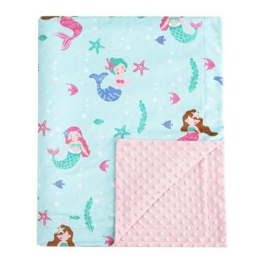 Imagem de Cobertor de bebê David's Kids Micro Fleece de dupla camada 76x102 cm