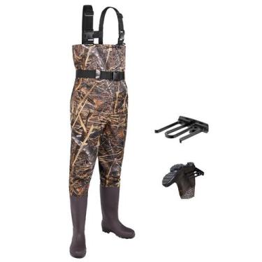 Imagem de Pernaltas de pesca FISHINGSIR Keep Dry para homens e mulheres à prova 
