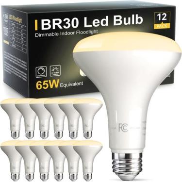 Imagem de Lâmpada LED TJOY BR30 9W 800LM 2700K regulável equivalente a 65W