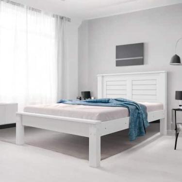 Imagem de Cama Casal Confortável e Moderna Luz Branca - Mobiliar Home Shop