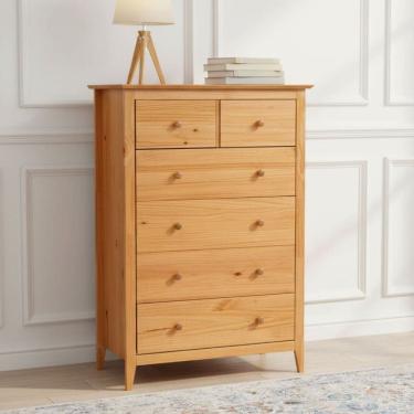 Imagem de Cômoda 6 Gavetas em Madeira Maciça Nest Natural Pine
