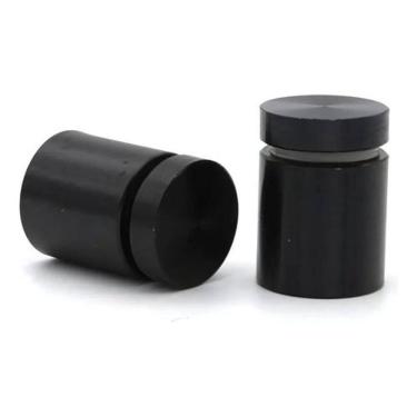 Imagem de 4 Unid Prolongador Extensor Suporte Vidro Preto 25X25 Painel