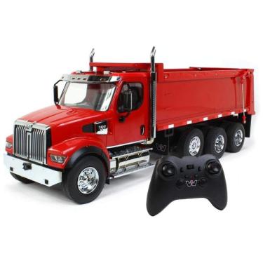 Imagem de Caminhão Basculante Diecast Masters 1/16 Controle Remoto Western Star 49X 2020 Série de Transporte 27007