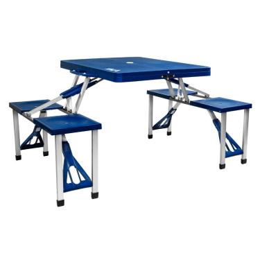 Imagem de Mesa Dobrável Banquetas 84X64X68Cm Maleta Kala