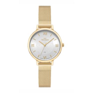 Imagem de Relógio Technos Feminino Ref: 2035ndb/1k Elegance Mesh Dourado