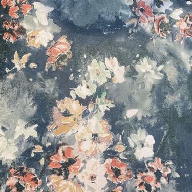 Imagem de Papel de Parede Poet Chart 4 Floral Azul PT400904R