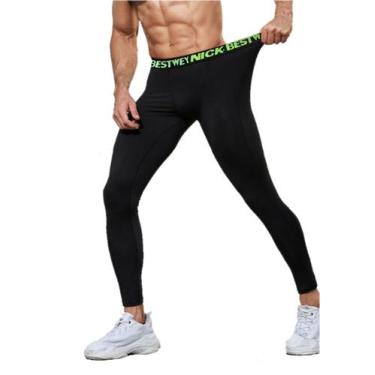 Imagem de Calça Térmica De Compressão Ortopédica Roupa De Academia Musculação Pr