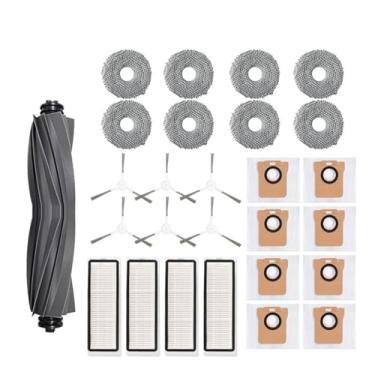 Imagem de Compatible With XMI Robot Vacuum X20 + / X20 Plus Dust Bag Mop Cloth Accessories Main Side Brush Hepa Filter Replacement Parts(Chocolate)