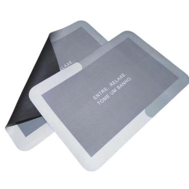 Imagem de Kit 2 Tapetes Antiderrapante Box Banheiro Seguro Impermeável - Amigold