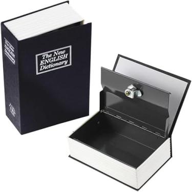 Imagem de Cofre Livro Camuflado Médio – Seguro para Dinheiro, Joias e Documentos, Discreto e Portátil com Chaves – Dicionário Inglês