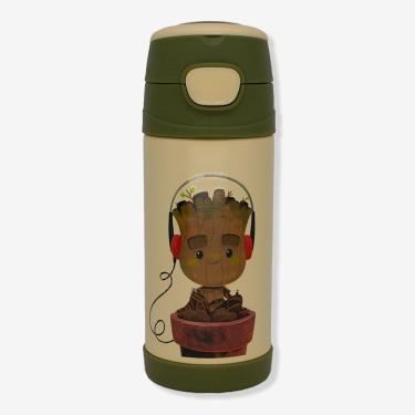 Imagem de Garrafa Térmica Infantil Top Handle Groot Marvel