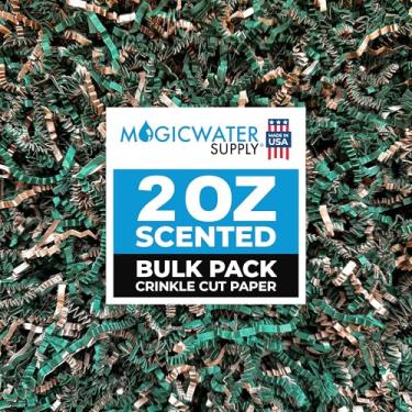 Imagem de Papel Perfumado MagicWater – 60 g – Pinheiro – Perfeito para enchimento de papel desfiado, enchimento de cestos, caixas de presente, presentes de dama de honra, enfeites de Natal e mais – para todas