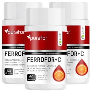 Imagem de Suplemento Ferro Quelato Bisglicinato Com Ácido Ascóbico Ferro Com Alta Absorção Enriquecido Com Vitamina C (3)