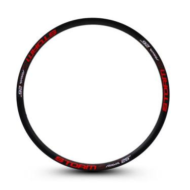 Imagem de Aro 26 Bicicleta 36 Furos MTB Storm Freeride Parede Dupla 30mm Rava Cy