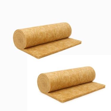 Imagem de Kit 2 Mantas Lã de Vidro 1200 x 500 x 25 mm Densidade 10kg/m3