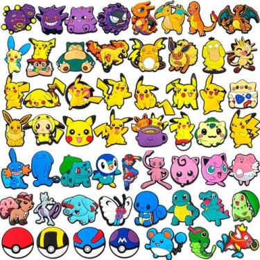 Imagem de Acessórios De Sandálias Com Charms De Pokémon Para Crianças, Decoração