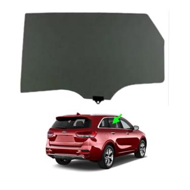 Imagem de Serve para Kia Sorento 2016-2022 passageiro lado direito porta traseira vidro de fábrica matizado, aprovado pelo DOT, temperado, FD26571YPY
