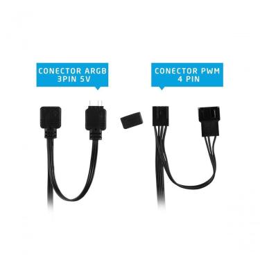 Imagem de Cooler Gamer Evus F12d-argb Double Ring