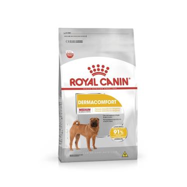 Imagem de Ração Seca Medium Dermacomfort para Cães de Porte Médio Adultos e Idosos - 10,1 Kg Royal Canin