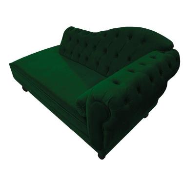 Imagem de Recamier Diana 185cm Lado Esquerdo Suede Verde