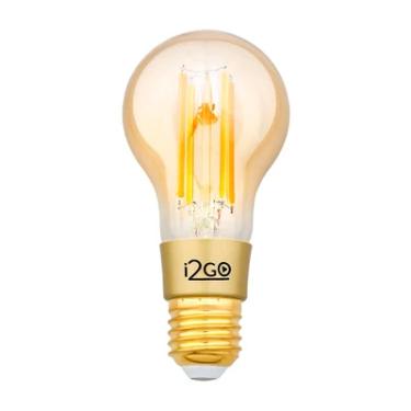 Imagem de Lâmpada Smart I2GO Vintage, Wi-Fi, Alexa, Google, Âmbar