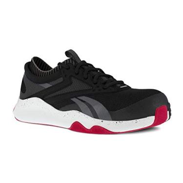Imagem de Reebok Work HIIT TR Work Comp Toe masculino Oxford, Preto, vermelho, 11 Wide