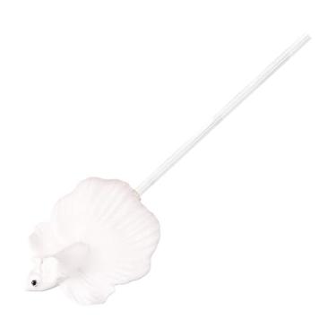 Imagem de Generic Varinha de Treinamento para Peixe Betta, Varinha Interativa para Peixe Betta, Realista, Decoração para Aquário, Branco