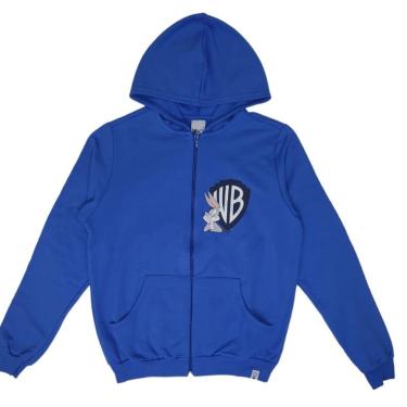 Imagem de Jaqueta Moletom Flanelada Unissex Pernalonga C/ Capuz Malwee Kids-Unissex