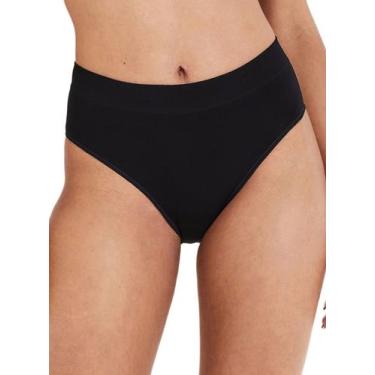 Imagem de Calcinha Cintura Alta Liz 70715 Harmony Sem Costura Microfibra T. P/GG