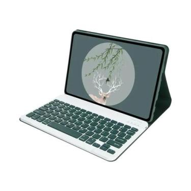 Imagem de Capa Teclado De Couro PU Recarregável Com Suporte Para Xiaomi Redmi Pa