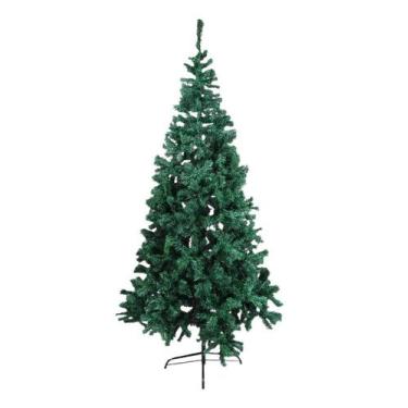 Imagem de Árvore De Natal Pinheiro 2,40m 1.400 galhos - Verde - TUUT