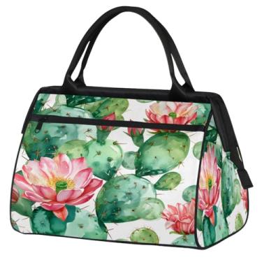 Imagem de Bolsa de viagem dobrável para mulheres, homens, frutas, maçã, leve, esportiva, academia, impermeável, bagagem de mão, para presente de viagem, Cor: 56 cm, 15.2*8.3*11.6 inch, Moderno