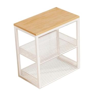 Imagem de YWJLQH Suporte para mini máquina de lavar, panela de arroz, fritadeira a ar, suporte multifuncional para pequenos eletrodomésticos, para cozinha, para, Branco