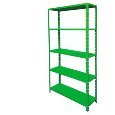 Imagem de Estante 5 prateleiras aço 25cm multiuso(Verde)