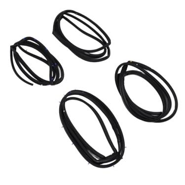 Imagem de Ymiko Guarnição de Vedação de Vedação de Porta de Carro, 4 Unidades, para 2006 2011, Substituição de Moldagem de Canal de Janela, Kit de Tira de de Porta Interna