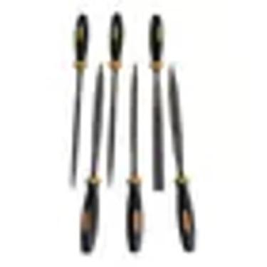 Imagem de Jogo De Lima Agulha 140mm 6 Peças Redonda Chata Triangular idea