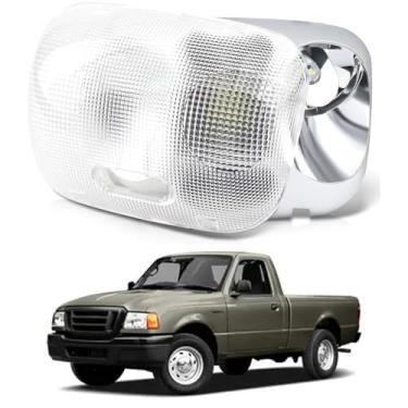 Imagem de YCLL F37Z-13776-B Conjunto de luz de mapa LED com capa compatível com Ford Ranger 1993-2004 Cabine interior cúpula cúpula luz de leitura de teto, F37Z13776B F67Z-13783-AA F67Z13783AA
