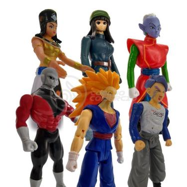 Imagem de Kit 6 Bonecos Dragon Ball Vegetto Jiren Trunks Kaioshin