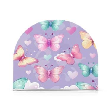 Imagem de Qilmy Lindo porta-guardanapos de borboleta para mesas – Porta-guardanapos para cozinha, porta-guardanapos de mesa, porta-guardanapos de coquetel, porta-guardanapos de papel256