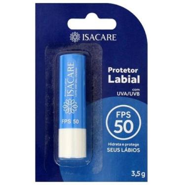 Imagem de Protetor Labial FPS 50 Sem Cor Isacare 3,5g - Alta Proteção UVA/UVB