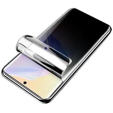 Imagem de YiiLoxo Protetor de tela de privacidade para OnePlus 13, [Antiespião] Película de hidrogel macio de alta sensibilidade [vidro não temperado]