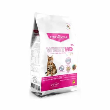Imagem de Premiatta Ração Whey Hd Lift Gatos Castrados Todas Idades 3Kg (60X50G)