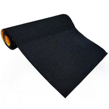 Imagem de Arranhador Adesivo Protetor Sofá Cama - Carpete Premium Fixação Gold (Preto,Grande 50cm x 2 Metros)
