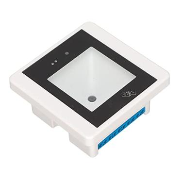 Imagem de Cryfokt Leitor de Código de Barras Multiuso 1D 2D QR Varredor de Cartão de Digitalização Rápida para Gerenciamento Turístico Panorâmico Wiegand/USB (R35C branco)