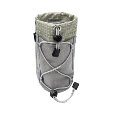 Imagem de Vaveren Suporte para garrafa de água para uso externo, para alça de mochila, bolsa para garrafa de água, leve, fácil de instalar, portátil, Cinza