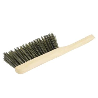 Imagem de Hyuduo Conjunto de Escova de Limpeza de Poeira Com Cabo de Madeira, 4 Peças, Grande, Macio, Pp, Vassouras Manuais para Móveis, Estofados de Carro e Lareira, 33x9cm