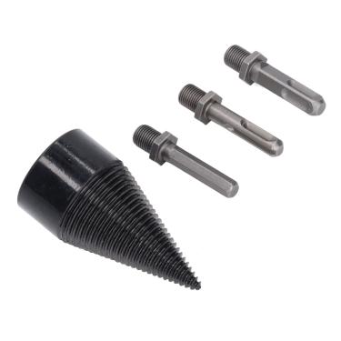 Imagem de Cryfokt Conjunto de Broca Divisor de Madeira de Alta Dureza Com Hastes Removíveis para Divisão Rápida de Toras, Ideal para Carvalho, Nogueira e Nogueira (50mm)