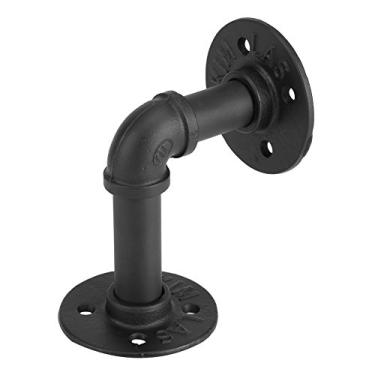 Imagem de aqxreight Suporte de Prateleira para Tubos Industriais de Ferro DIY Decoração de Casa Suporte Montado na Parede Prateleira para Tubos de água Industrial DestacávelSuporte de ParedeSuporte de